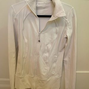 Lululemon White Full Zip Jacket